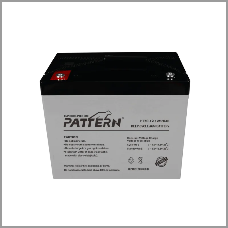 AGM battery PT70-12 — main view